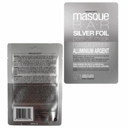 Silver Foil Face Mask – Peel Off